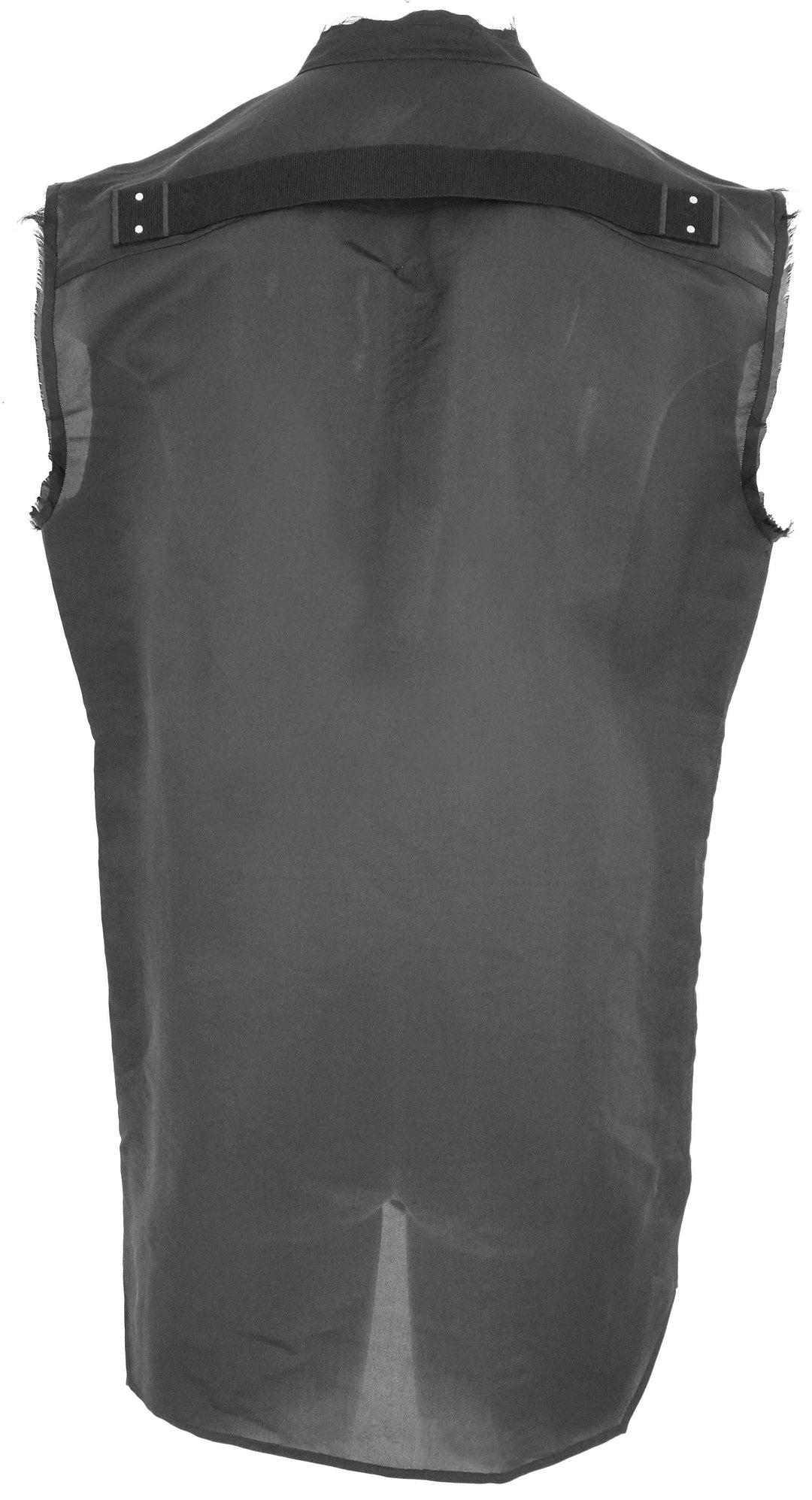 Rick Owens Strobe Jumbo Cut Out Outer Shirt in Black - Discounts on Rick Owens at UAL