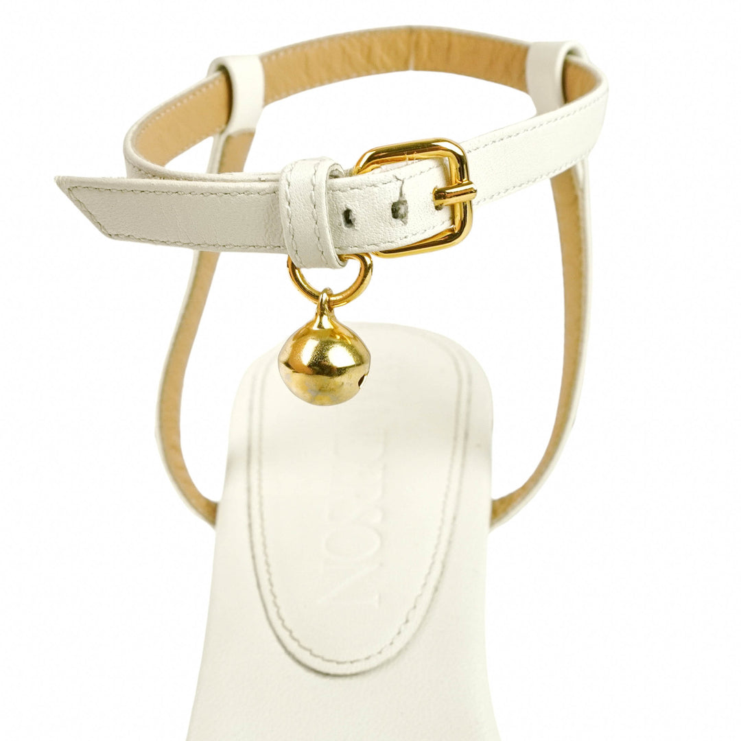 JW Anderson Paw Sandals in Cream - Discounts on JW Anderson at UAL