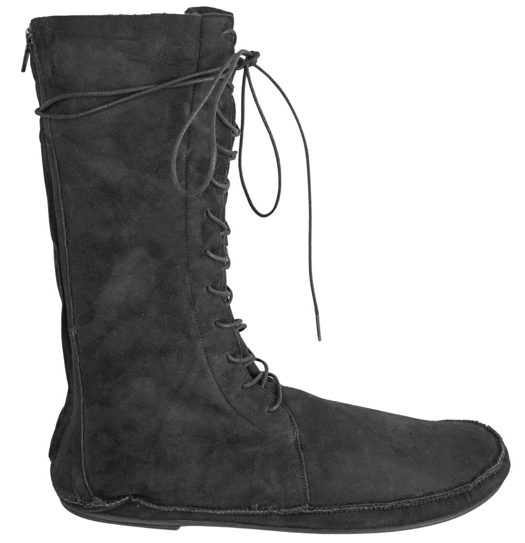 The Row Tyler Lace Up Boots in Black - Discounts on The Row at UAL
