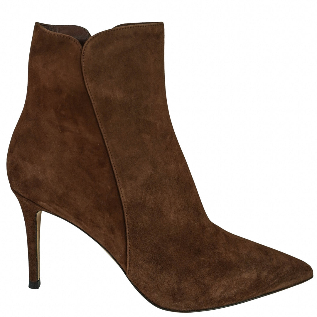 Gianvito Rossi Levy 85 Boots in Brown - Discounts on Gianvito Rossi at UAL