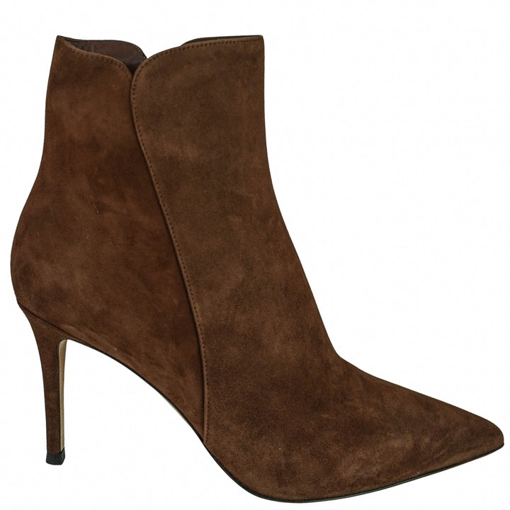 Gianvito Rossi Levy 85 Boots in Brown - Discounts on Gianvito Rossi at UAL