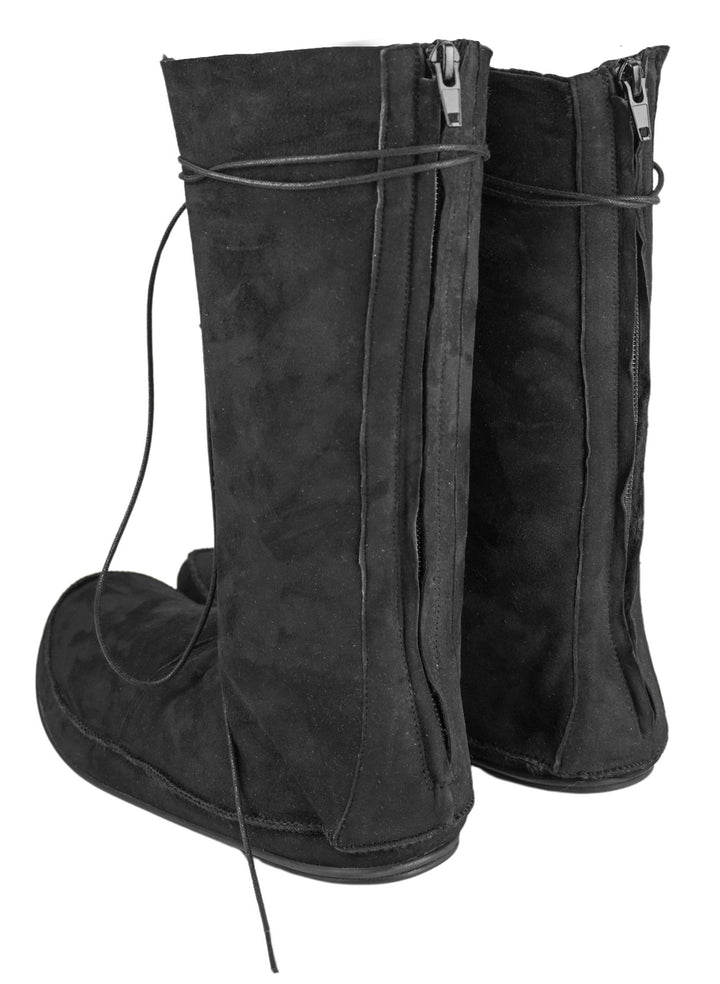 The Row Tyler Lace Up Boots in Black - Discounts on The Row at UAL