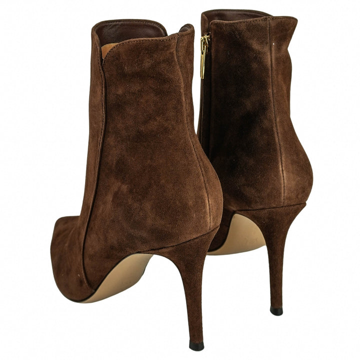 Gianvito Rossi Levy 85 Boots in Brown - Discounts on Gianvito Rossi at UAL