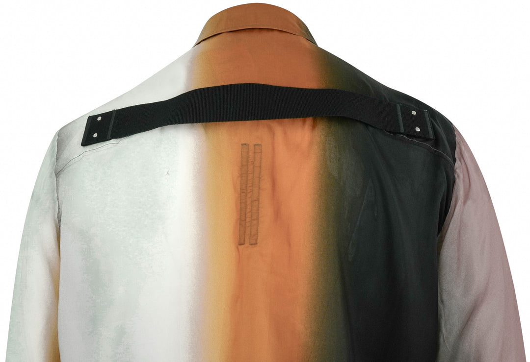 Rick Owens Larry Fogpocket Shirt in Ombre - Discounts on Rick Owens at UAL