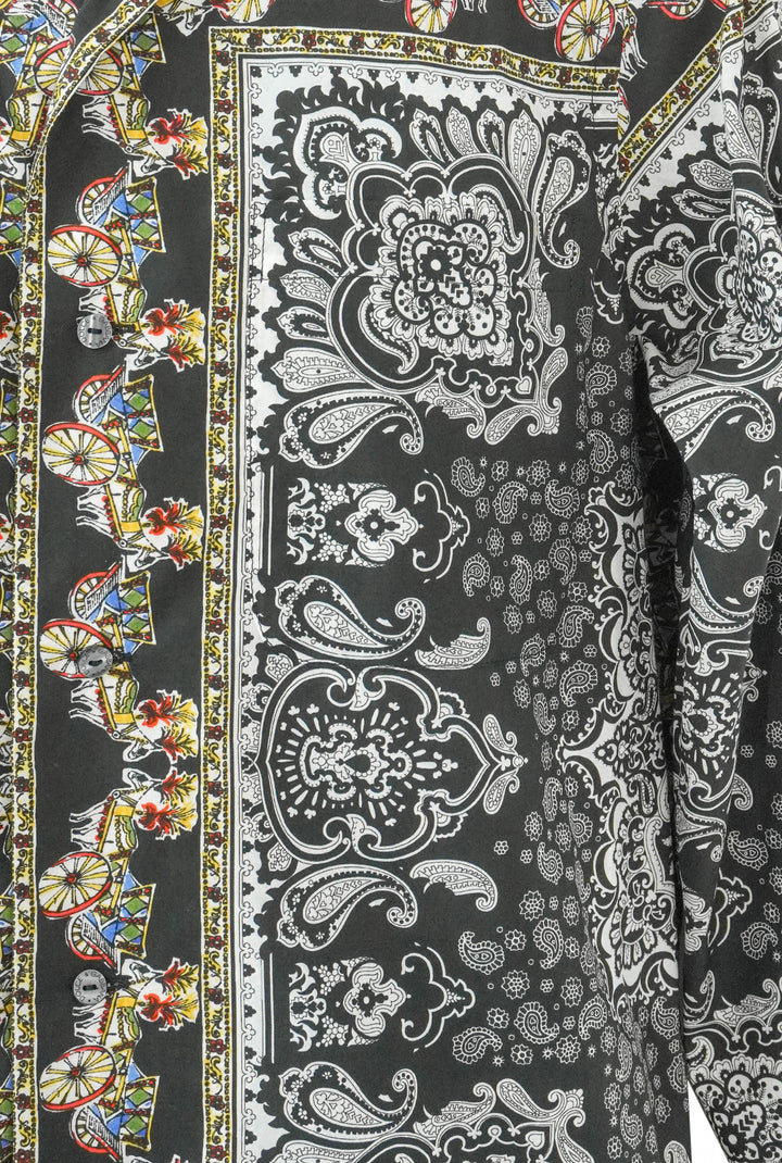 Dolce & Gabbana Paisley Shirt in Black - Discounts on Dolce & Gabbana at UAL