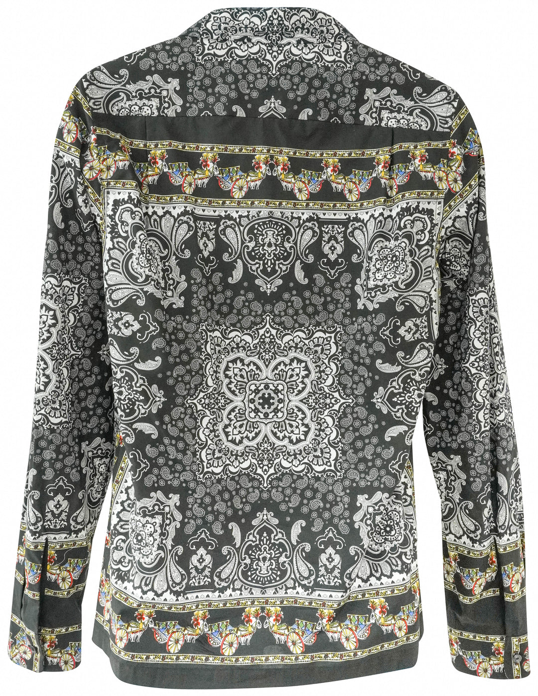 Dolce & Gabbana Paisley Shirt in Black - Discounts on Dolce & Gabbana at UAL