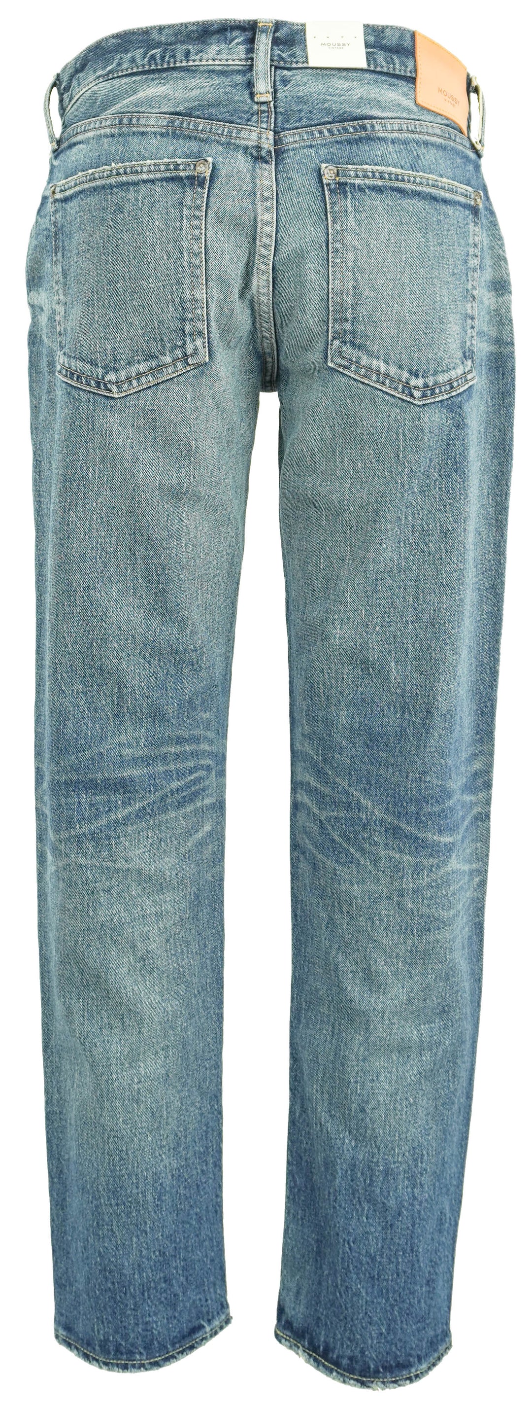 Moussy Vintage Eldred Tapered Jeans in Light Blue