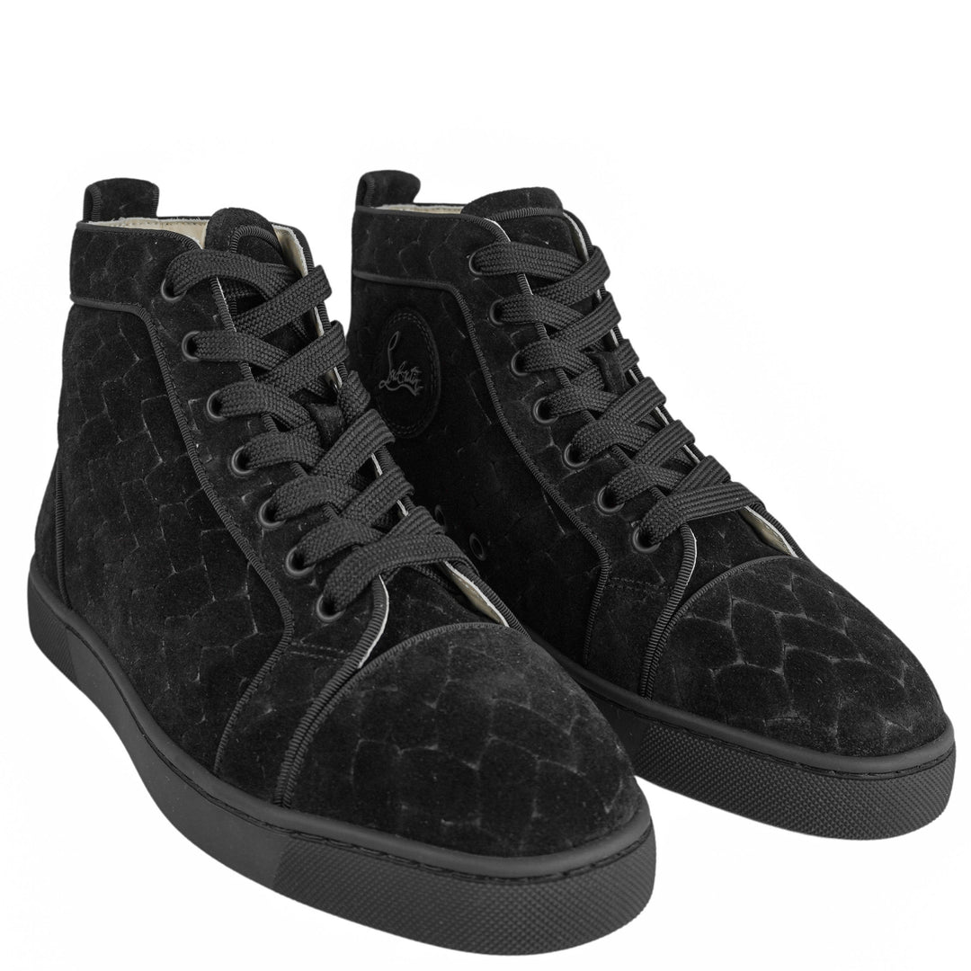 Christian Louboutin Louis Orlando Sneakers in Black - Discounts on Christian Louboutin at UAL