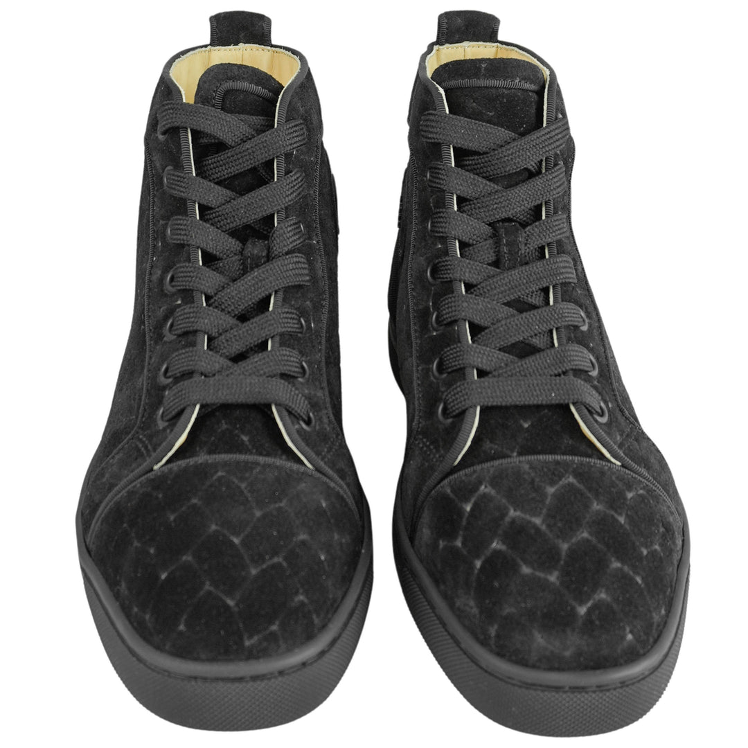 Christian Louboutin Louis Orlando Sneakers in Black - Discounts on Christian Louboutin at UAL