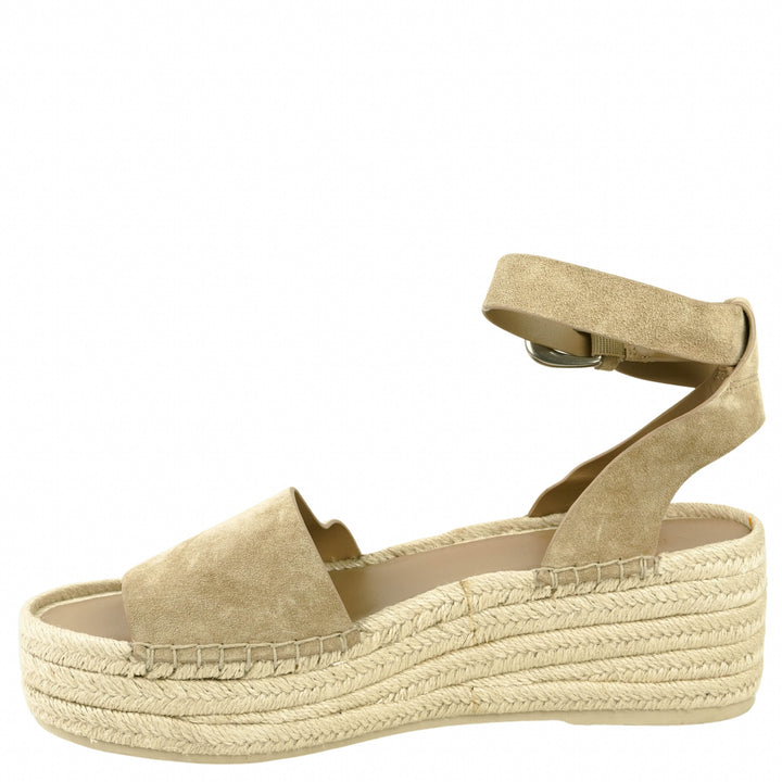 Vince. Belisa Sandals in Dune - Discounts on Vince. at UAL