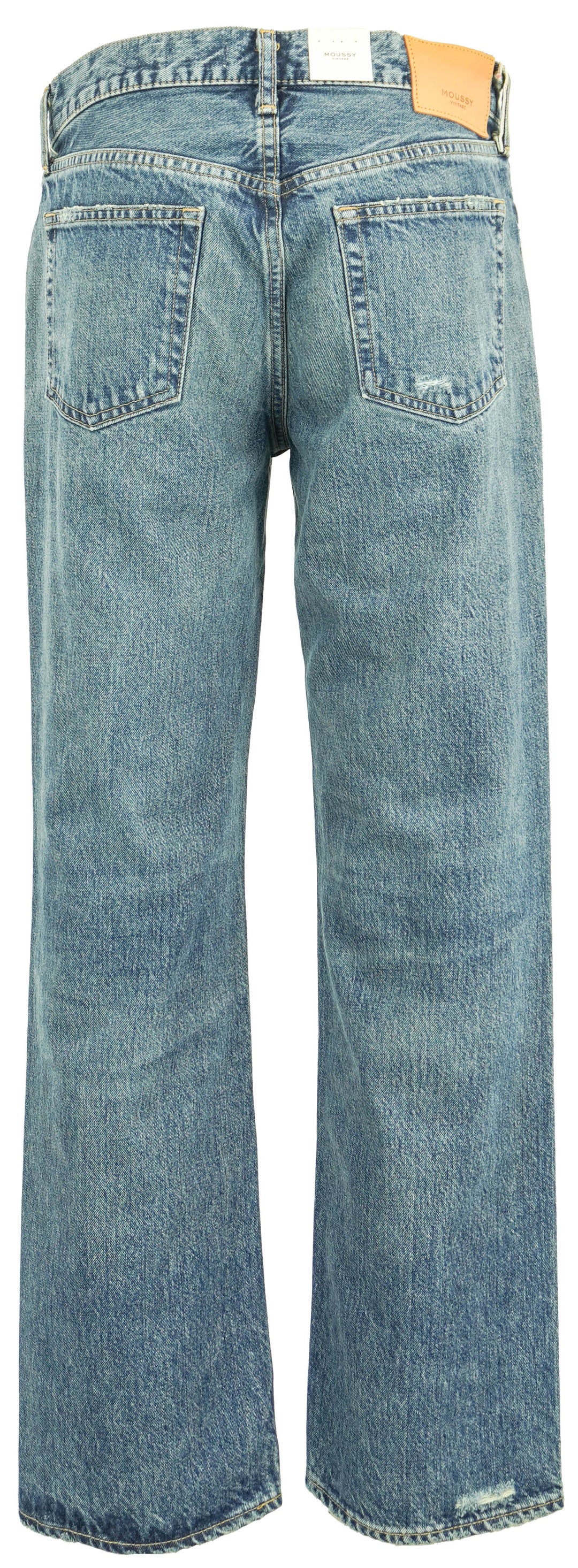 Moussy Vintage Trigg Straight-Low Jeans in Blue