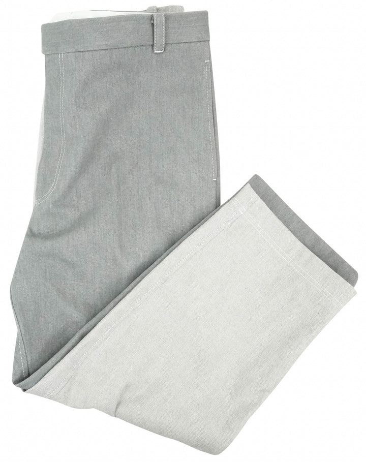 Thom Browne. Two-Tone Straight-Leg Jeans in Grey - Discounts on Thom Browne. at UAL