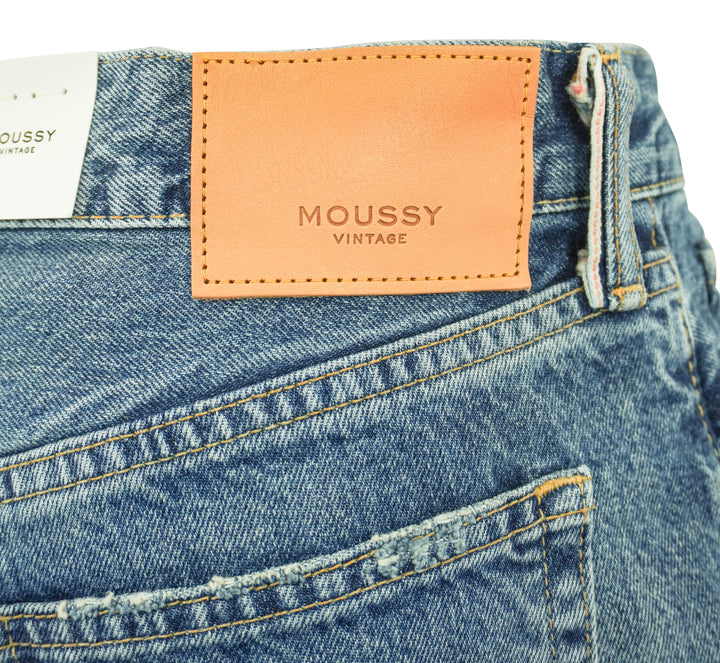 Moussy Vintage Trigg Straight-Low Jeans in Blue