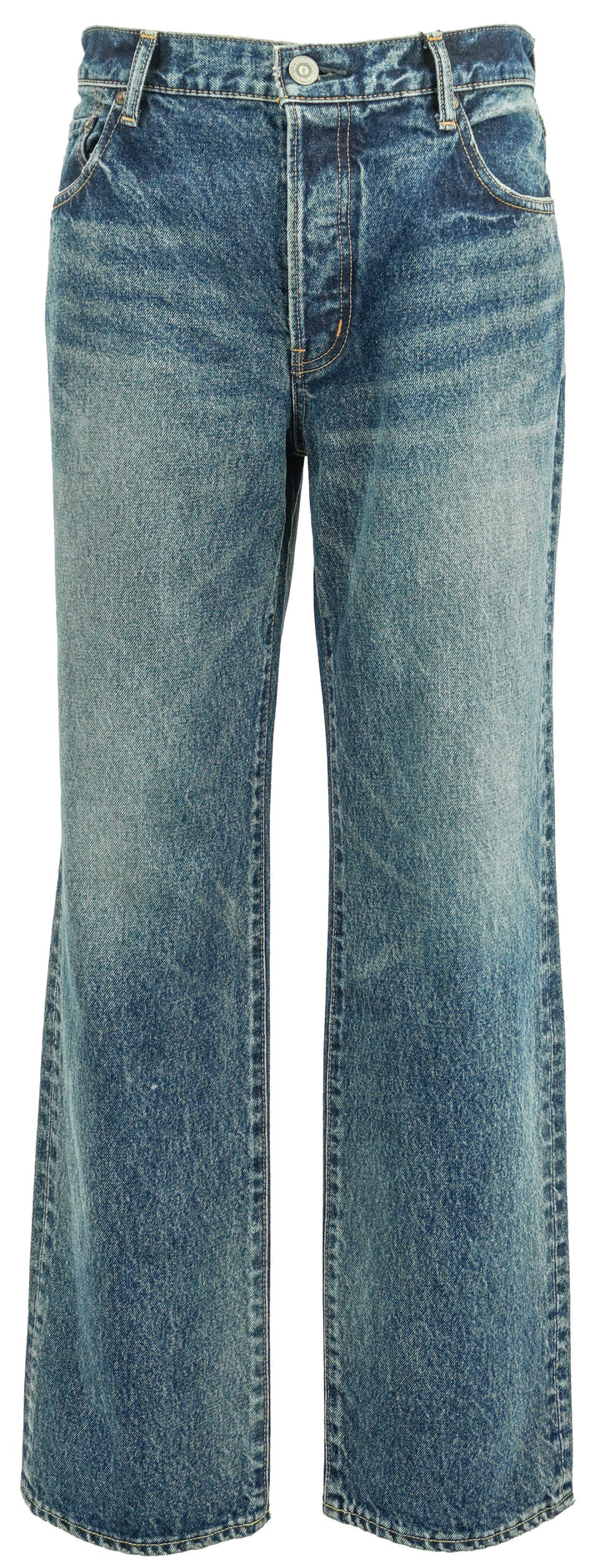 Moussy Vintage Bardin Straight Jeans in Dark Blue