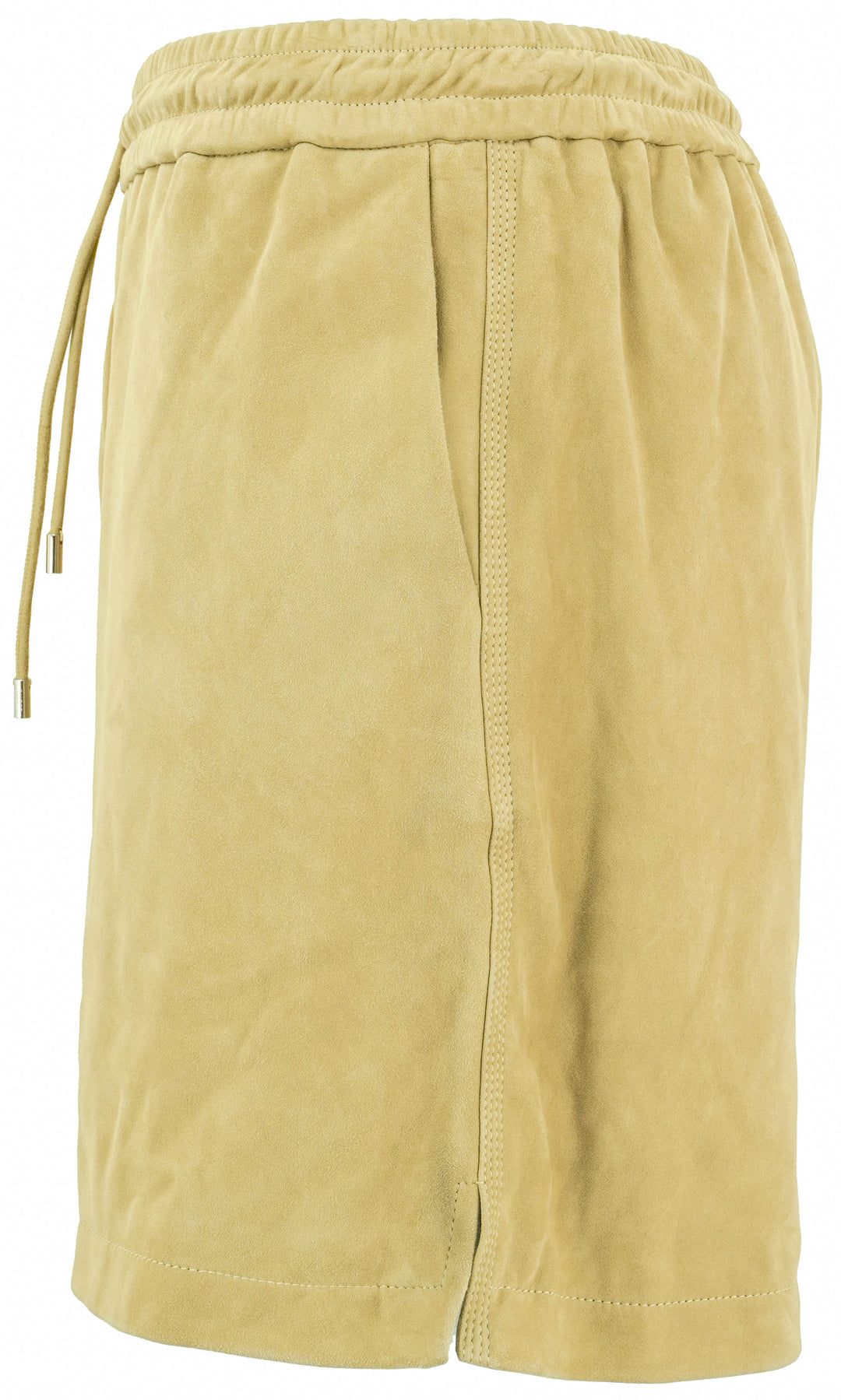Loewe Suede Shorts in Gold - Discounts on Loewe at UAL
