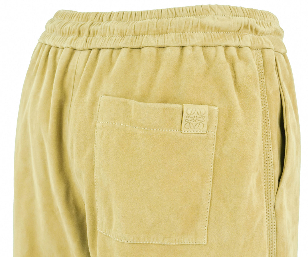 Loewe Suede Shorts in Gold - Discounts on Loewe at UAL