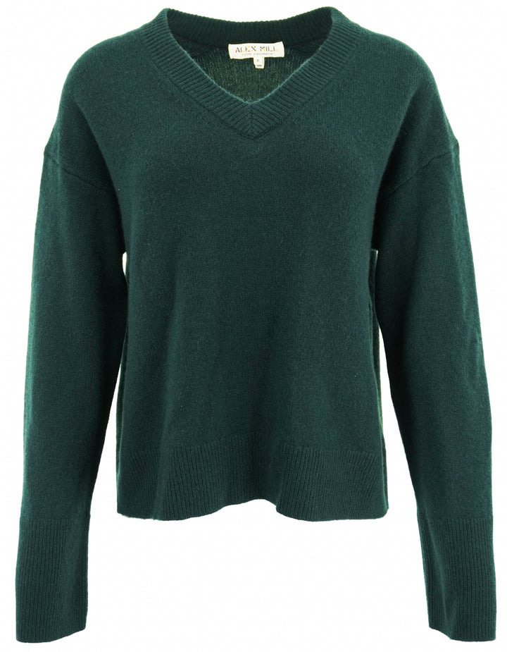 Alex Mill Cashmere Sweater in Dark Green