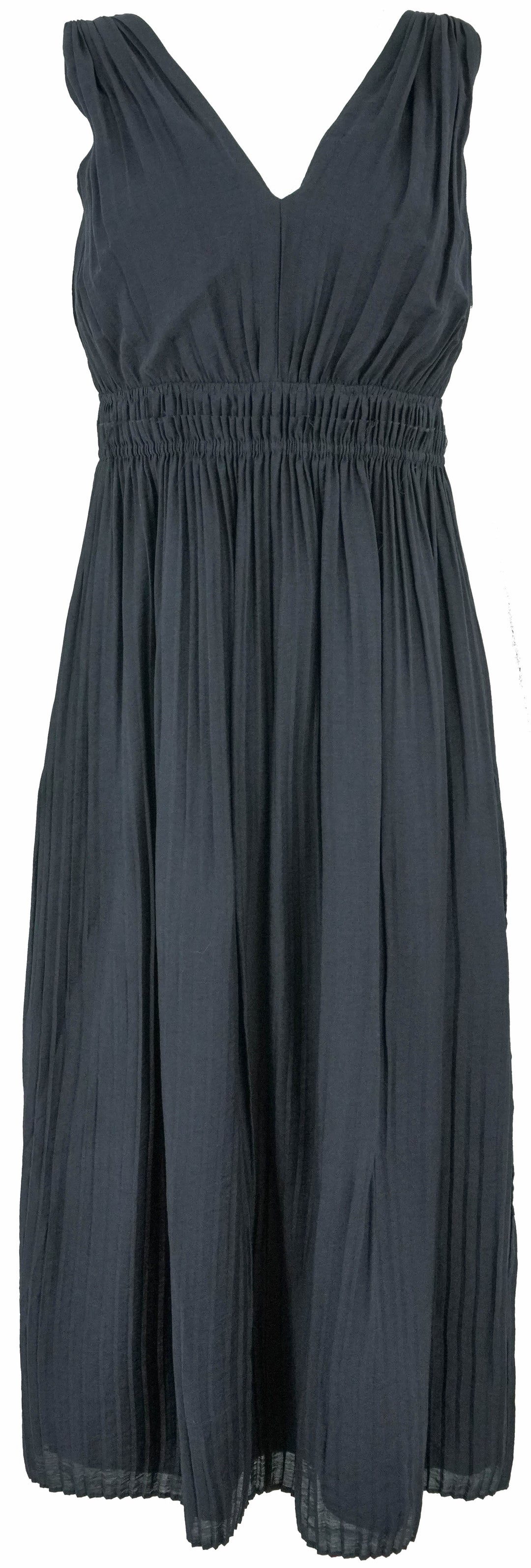 Vince. Hand Smocked Dress in Navy - Discounts on Vince. at UAL