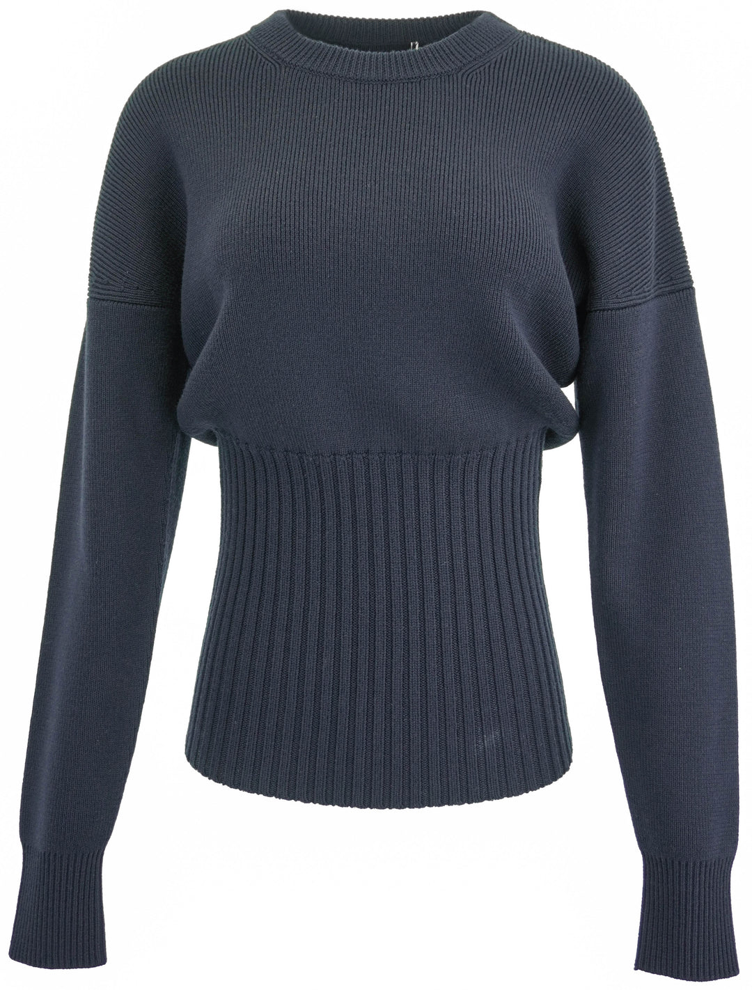 Loewe Ribbed Sweater in Navy Blue