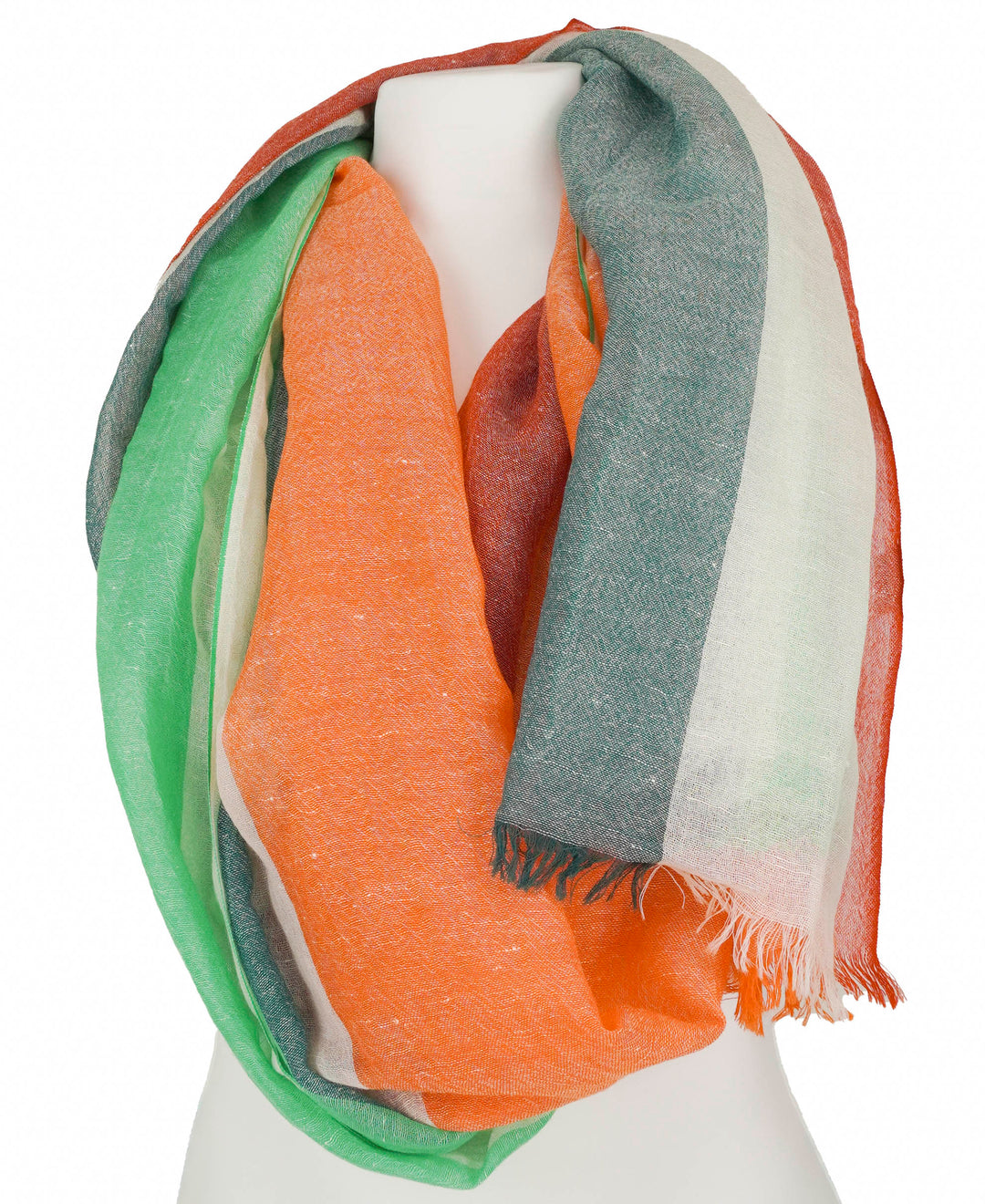 19Andrea's47 Scarf in Red/Orange/Green - Discounts on 19Andrea's47 at UAL