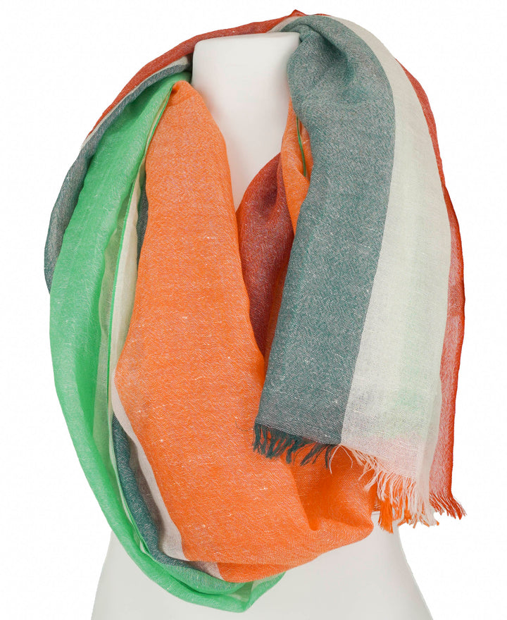19Andrea's47 Scarf in Red/Orange/Green - Discounts on 19Andrea's47 at UAL
