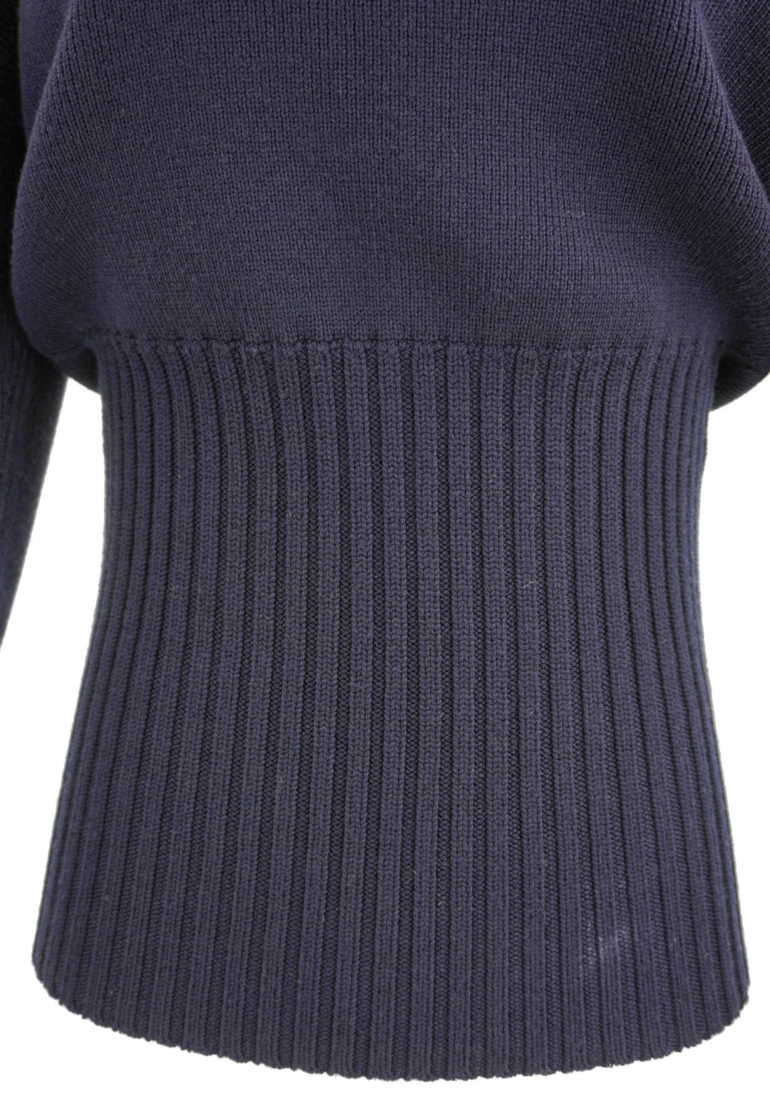 Loewe Ribbed Sweater in Navy Blue