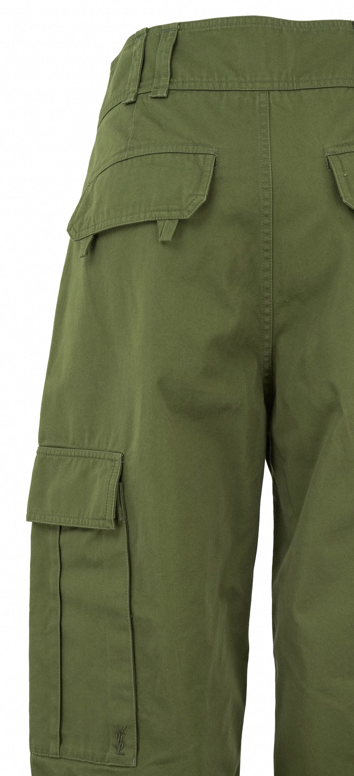 Saint Laurent Cargo Pants in Dark Khaki - Discounts on Saint Laurent at UAL