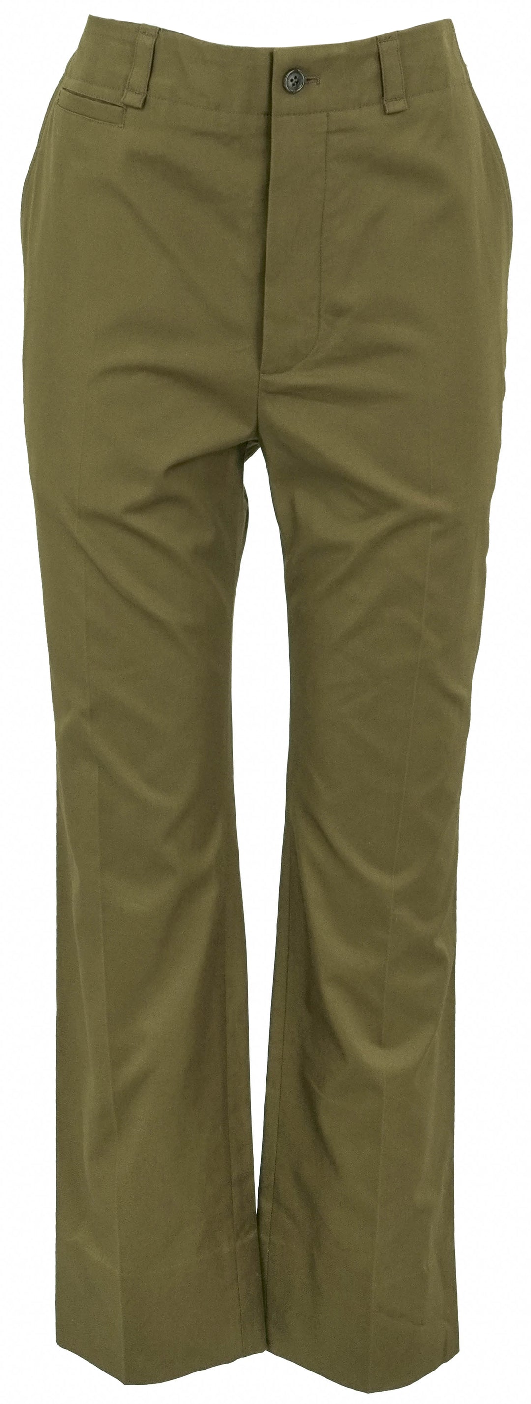 Saint Laurent Trousers in Earth Brown - Discounts on Saint Laurent at UAL