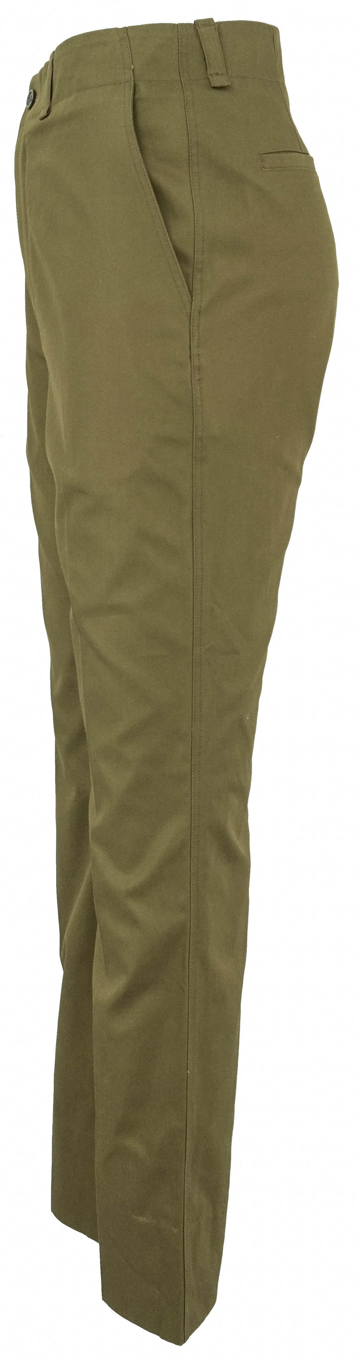 Saint Laurent Trousers in Earth Brown - Discounts on Saint Laurent at UAL