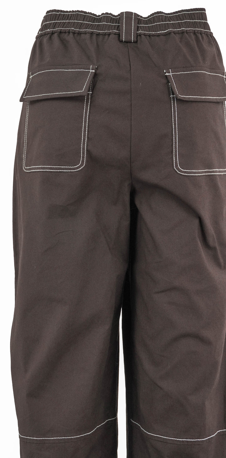 Jonathan Simkhai Delfina Pants in Espresso - Discounts on Jonathan Simkhai at UAL