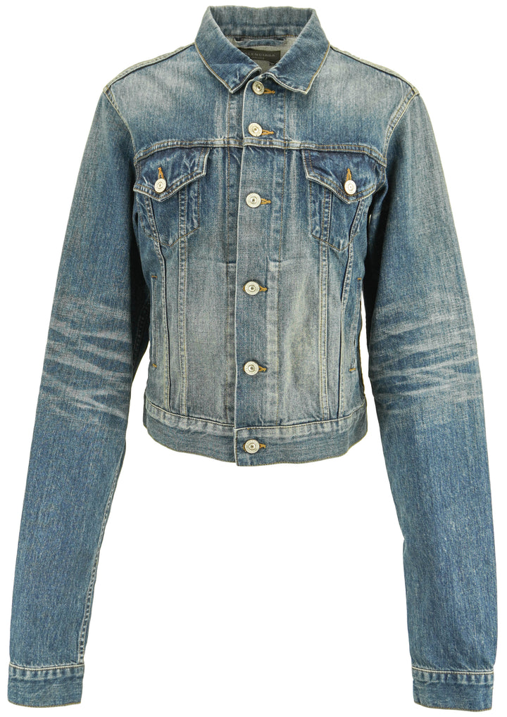Balenciaga Denim Jacket in Medium Blue