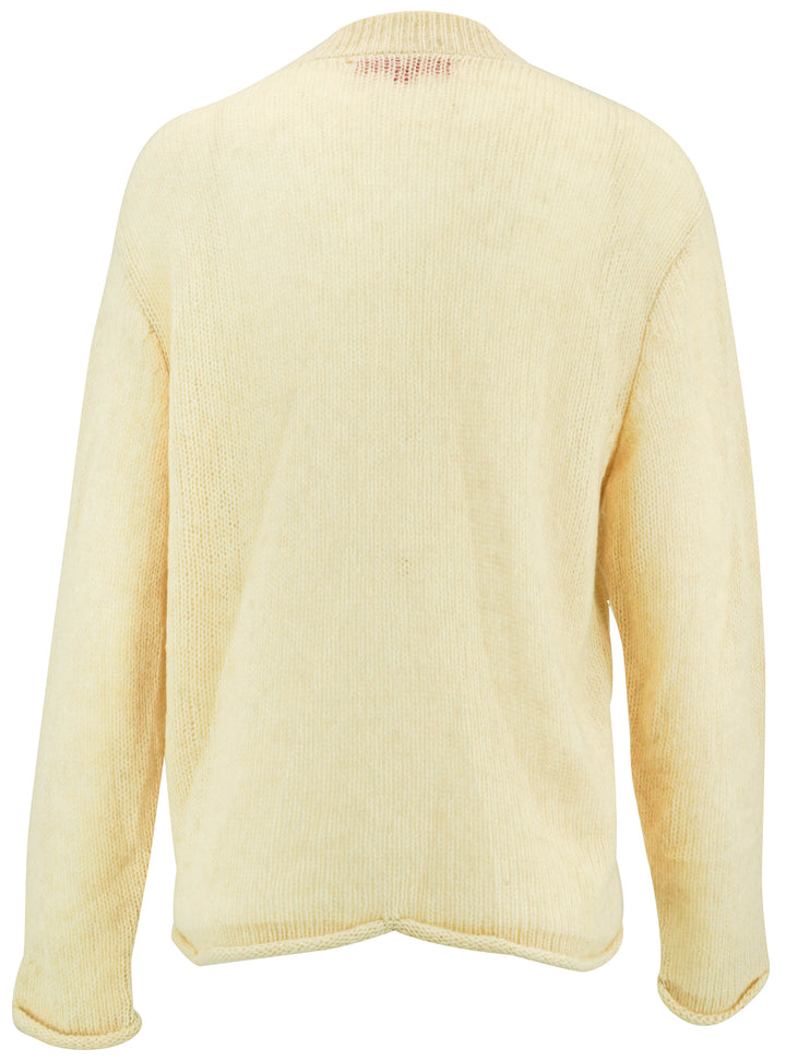 The Elder Statesman Nimbus Relaxed Cardigan in Beige - Discounts on The Elder Statesman at UAL