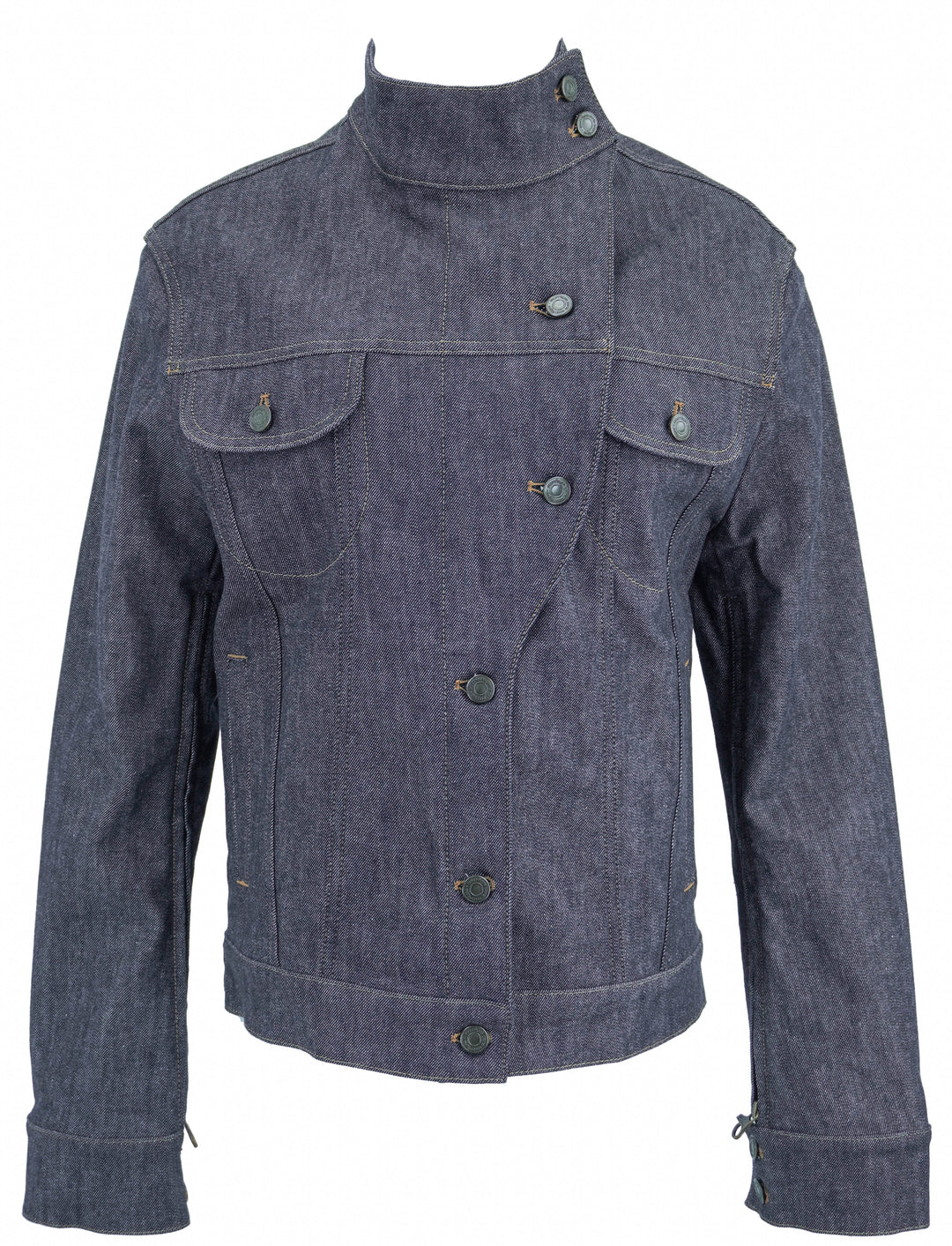 Courrèges Oversized Denim Jacket in Dark Heather Denim