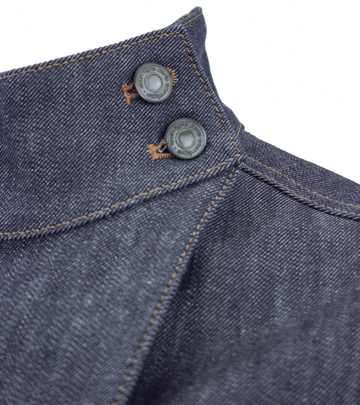 Courrèges Oversized Denim Jacket in Dark Heather Denim