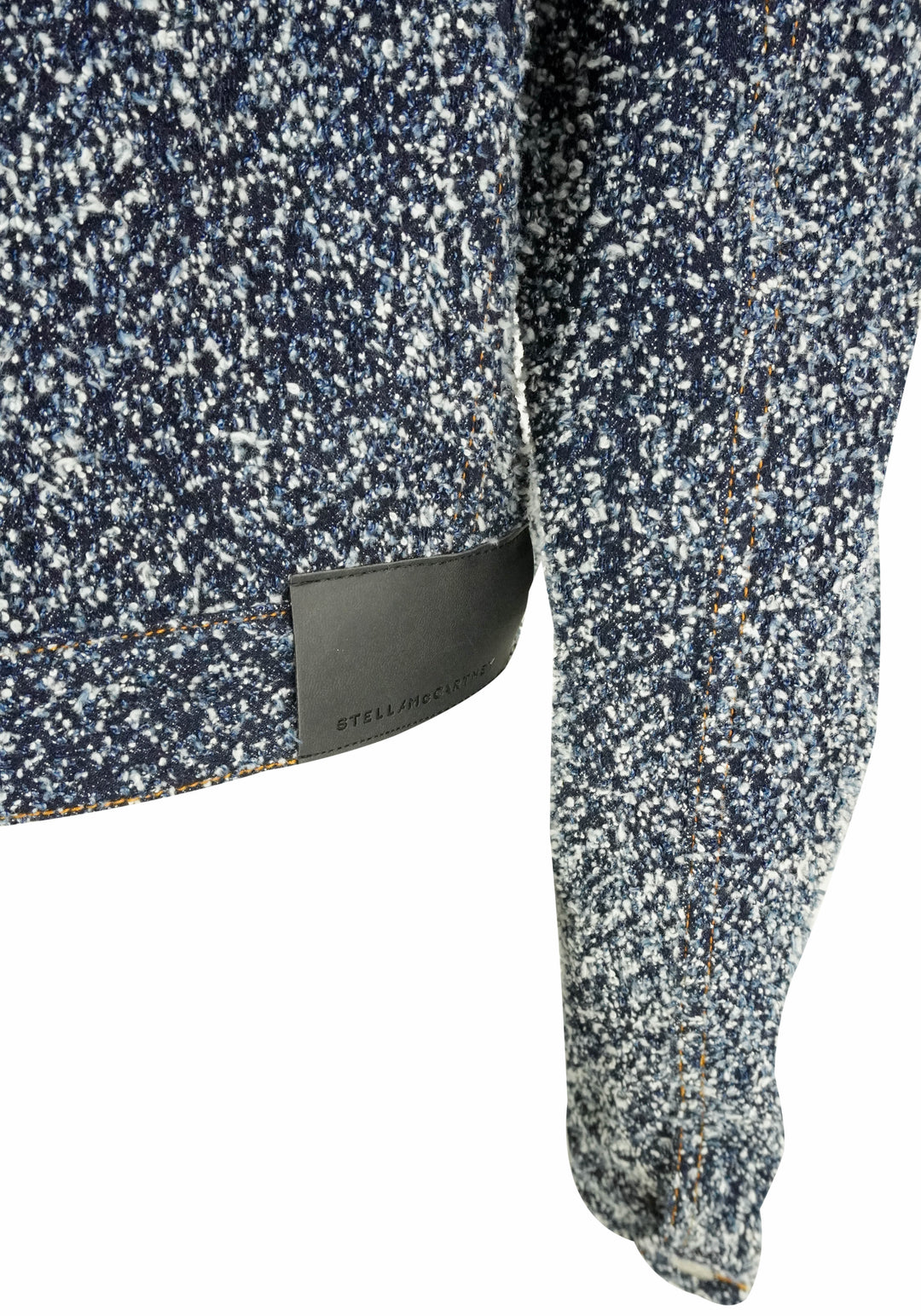 Stella McCartney Bouclé Denim Jacket in Blue - Discounts on Stella McCartney at UAL