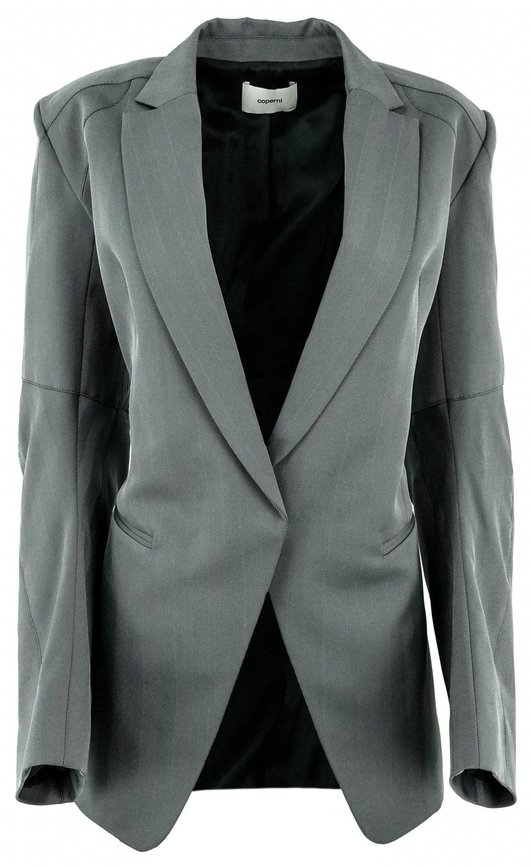 Coperni Herringbone-Pattern Biker Blazer - Discounts on Coperni at UAL
