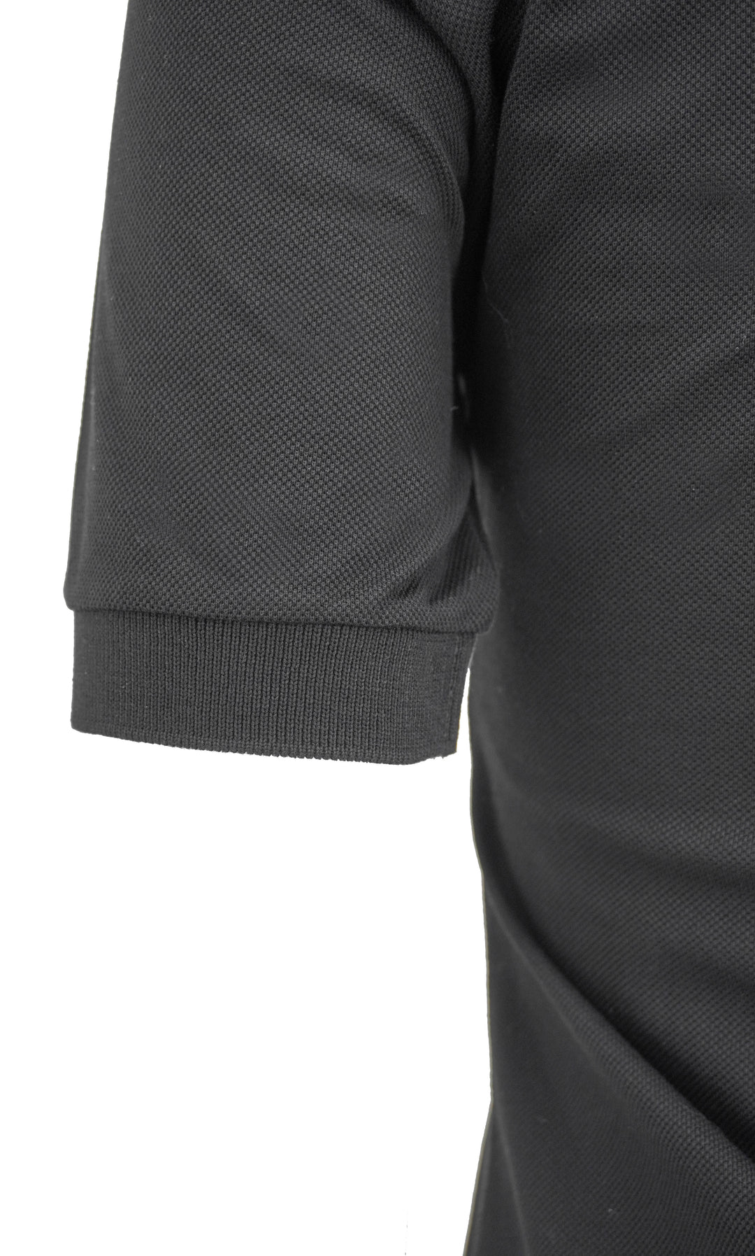 Courrèges Piqué Polo Dress in Black