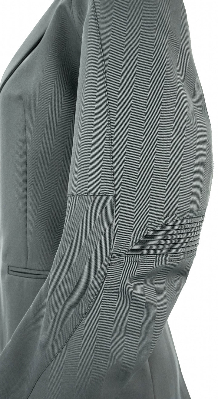 Coperni Herringbone-Pattern Biker Blazer - Discounts on Coperni at UAL