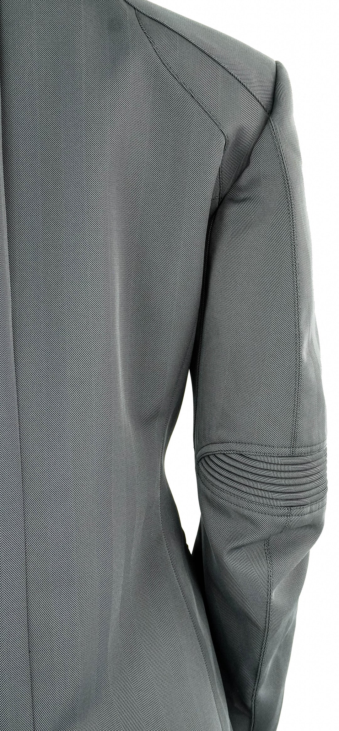 Coperni Herringbone-Pattern Biker Blazer - Discounts on Coperni at UAL
