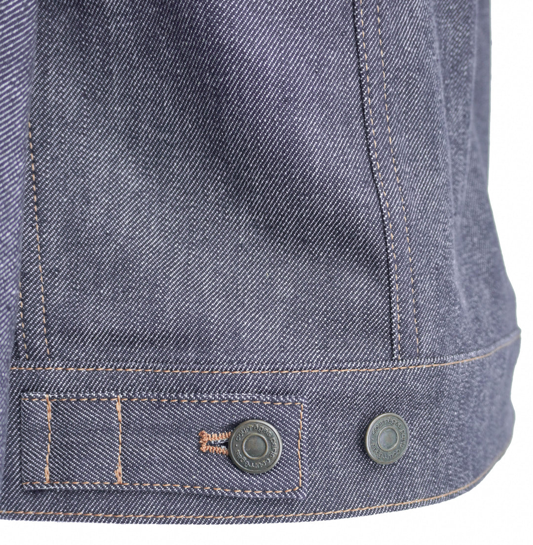 Courrèges Oversized Denim Jacket in Dark Heather Denim
