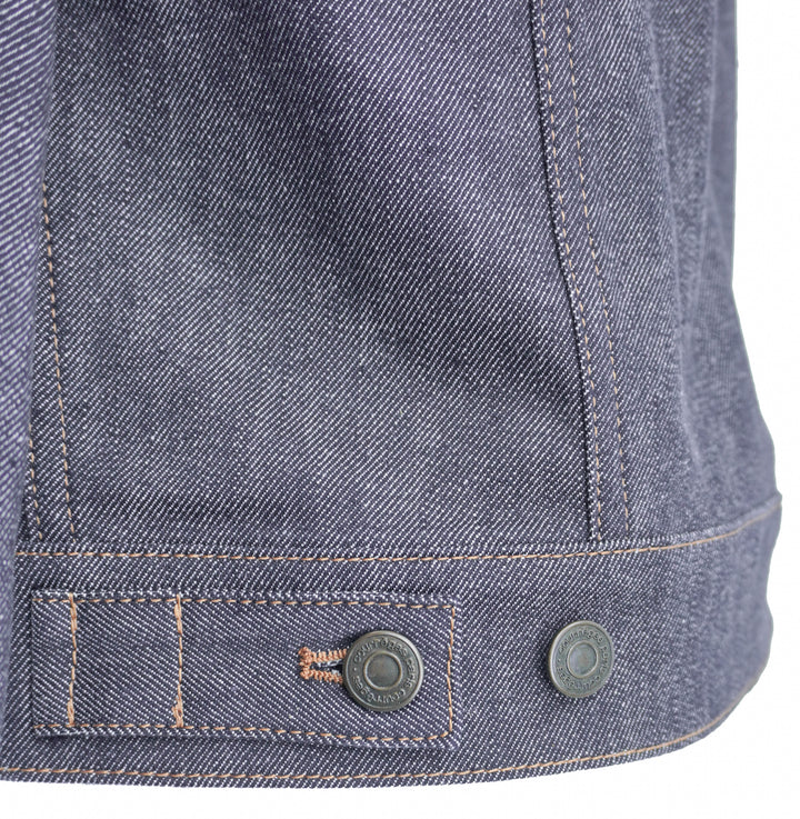 Courrèges Oversized Denim Jacket in Dark Heather Denim