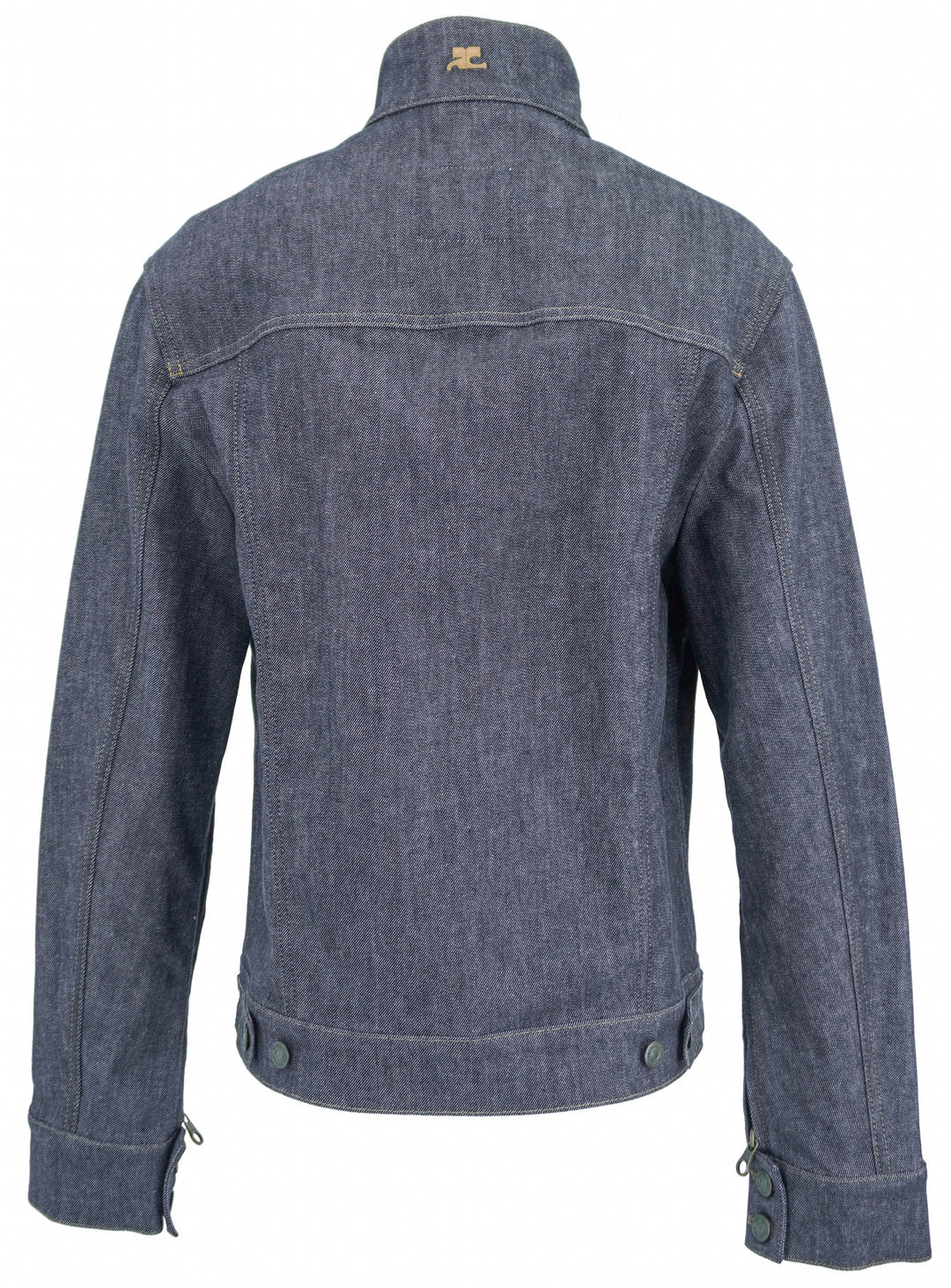 Courrèges Oversized Denim Jacket in Dark Heather Denim