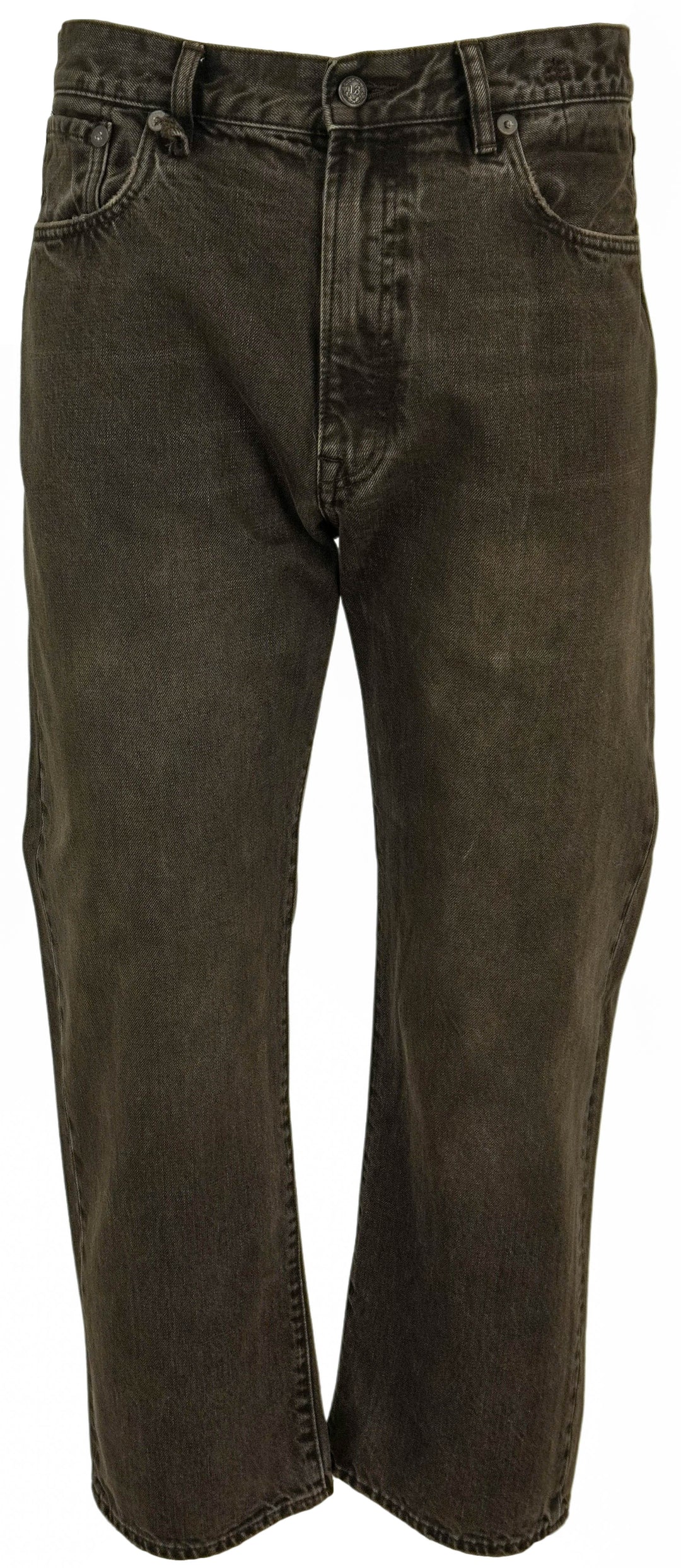 R13 Boyfriend Jeans in Vinatge Chocolate Brown - Discounts on R13 at UAL