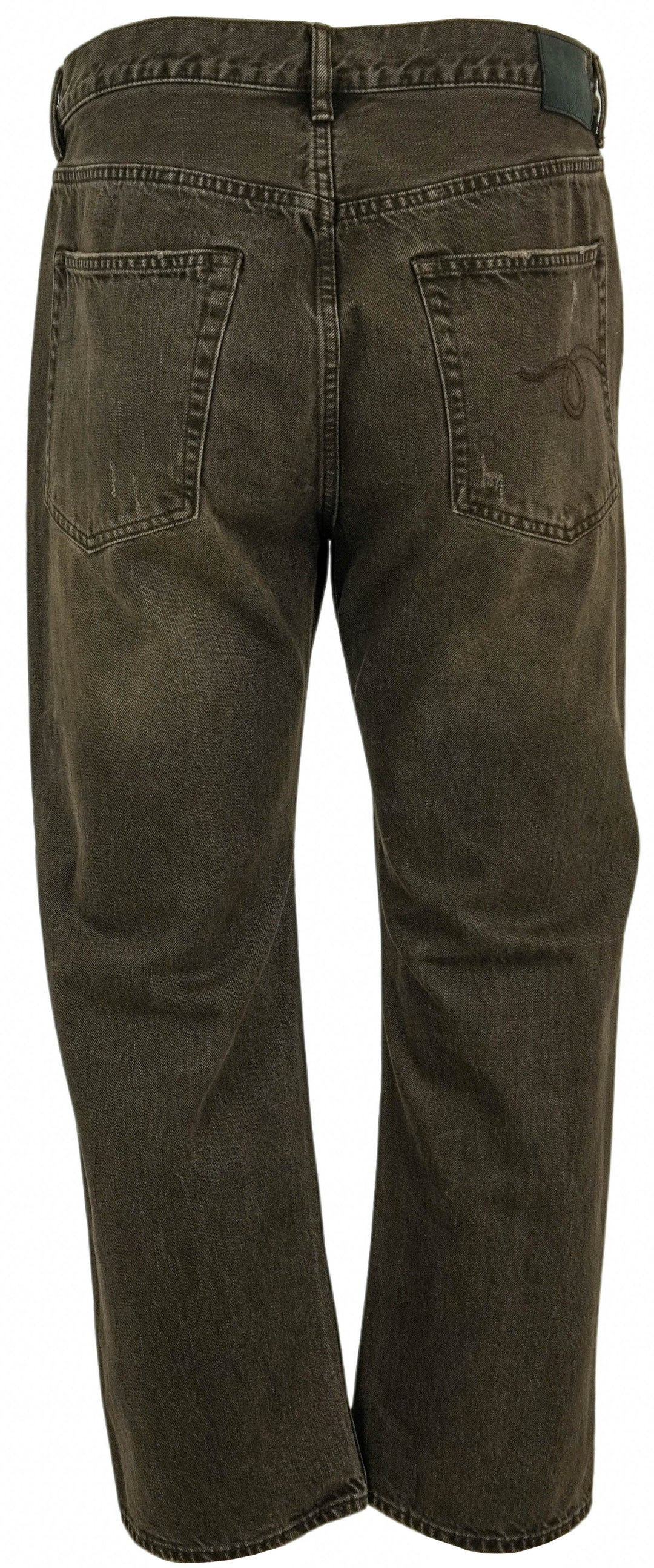 R13 Boyfriend Jeans in Vinatge Chocolate Brown - Discounts on R13 at UAL