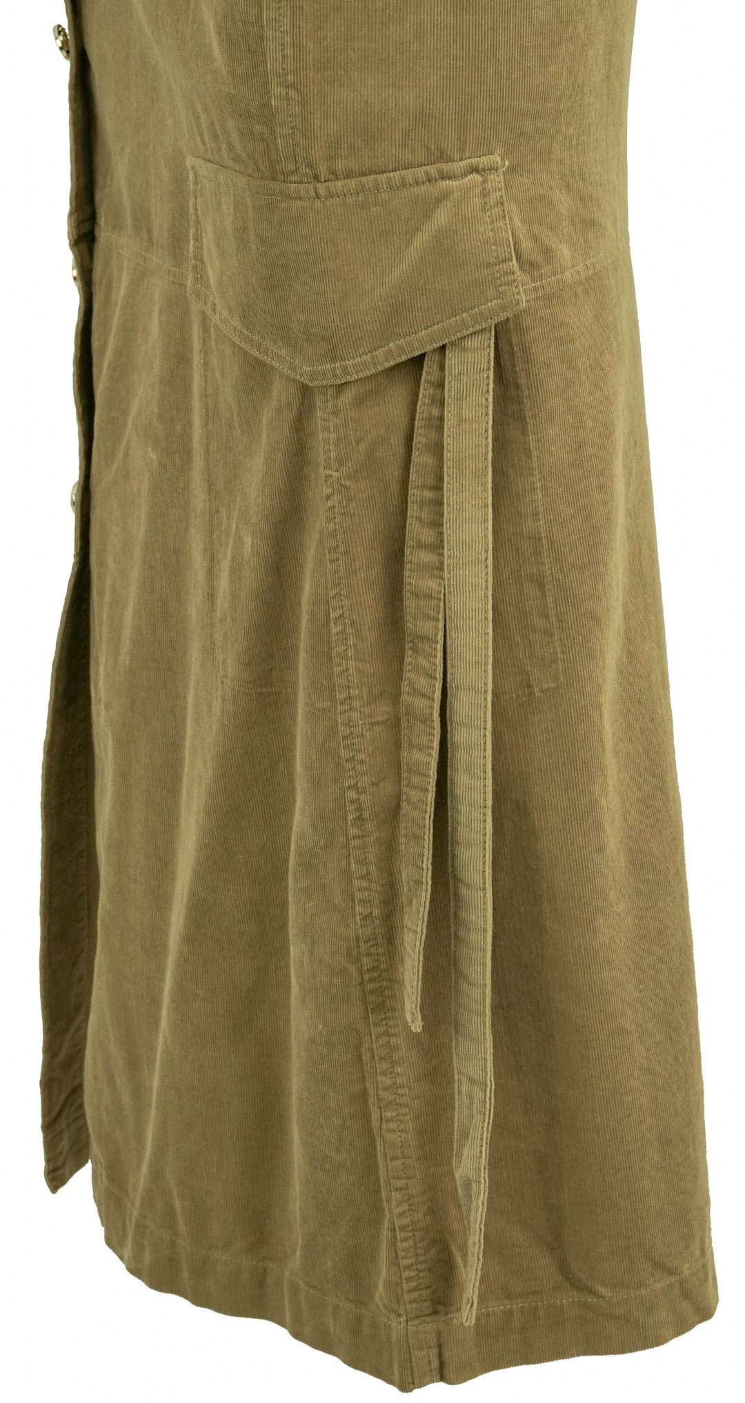 Dorothee Schumacher Corduroy Cargo Midi Skirt in Light Brown - Discounts on Dorothee Schumacher at UAL
