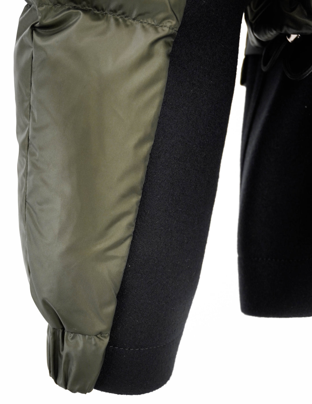 Sacai Puffer Jacket in Deep Olive