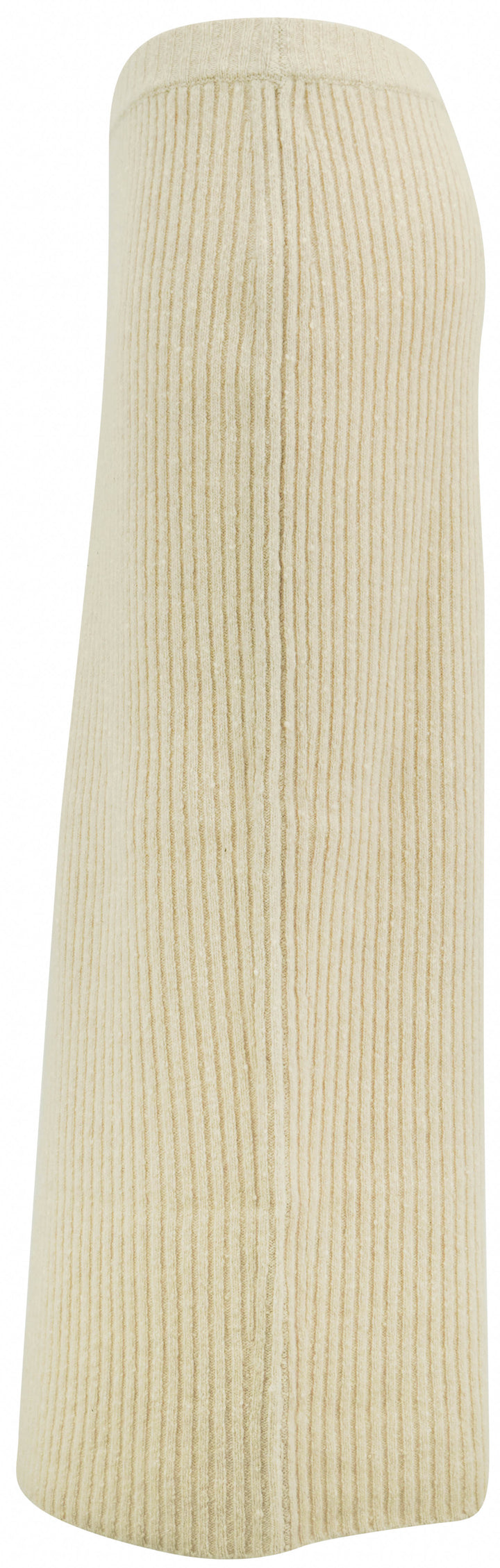 Co Ribbed Skirt in Oatmeal - Discounts on Co at UAL