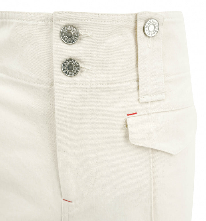 Isabel Marant Dilirok Pants in Ecru - Discounts on Isabel Marant at UAL