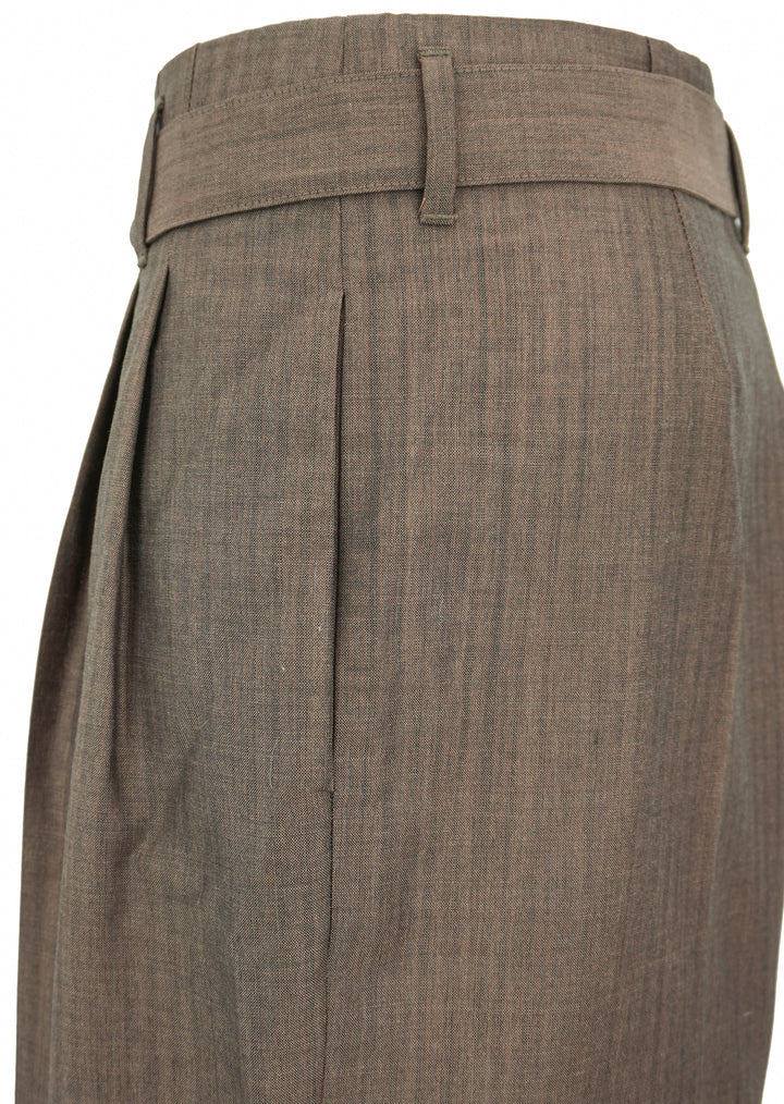 The Row Lonan Pants in Dark Beige - Discounts on The Row at UAL