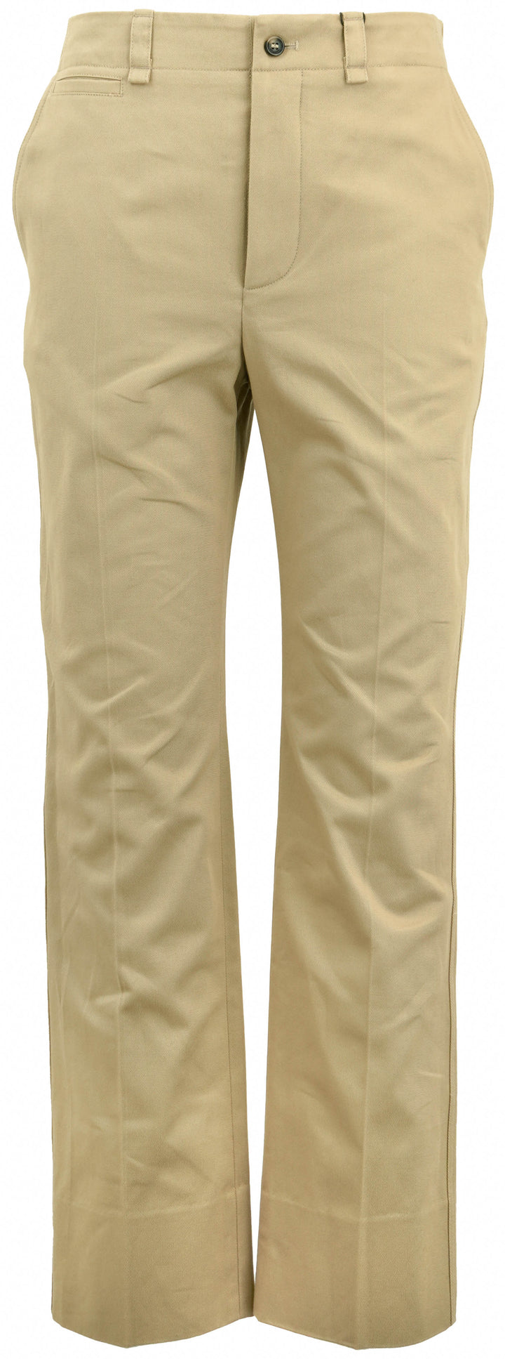 Saint Laurent Cotton Trousers in Beige - Discounts on Saint Laurent at UAL